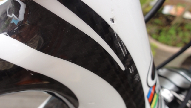 カーボンフレームの補修について （補足編）: Via Nirone Bianchi